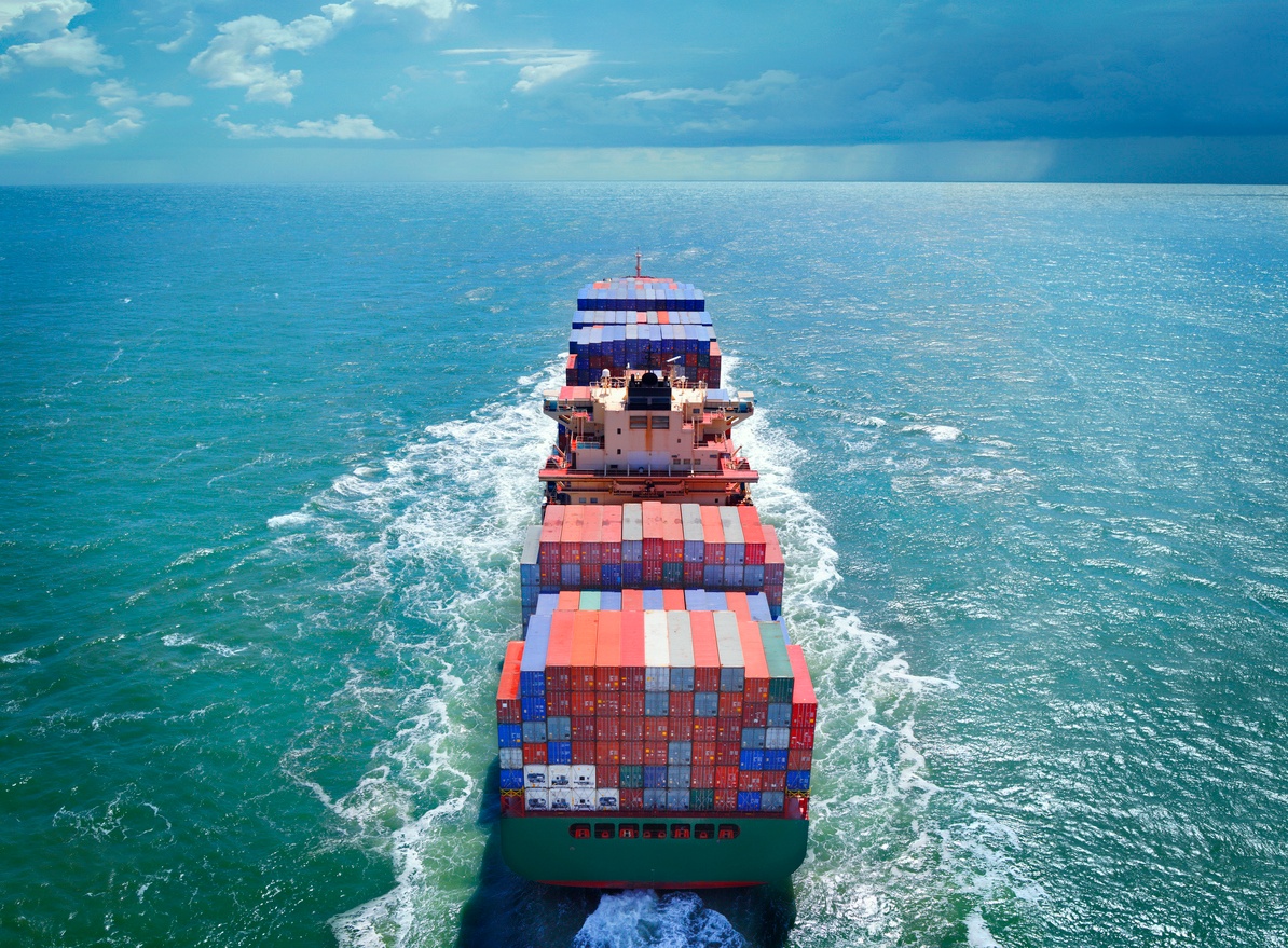 A shipping container